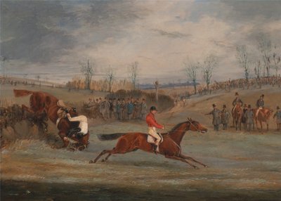 Scenes from a Steeplechase: Near the Finish by Henry Thomas Alken